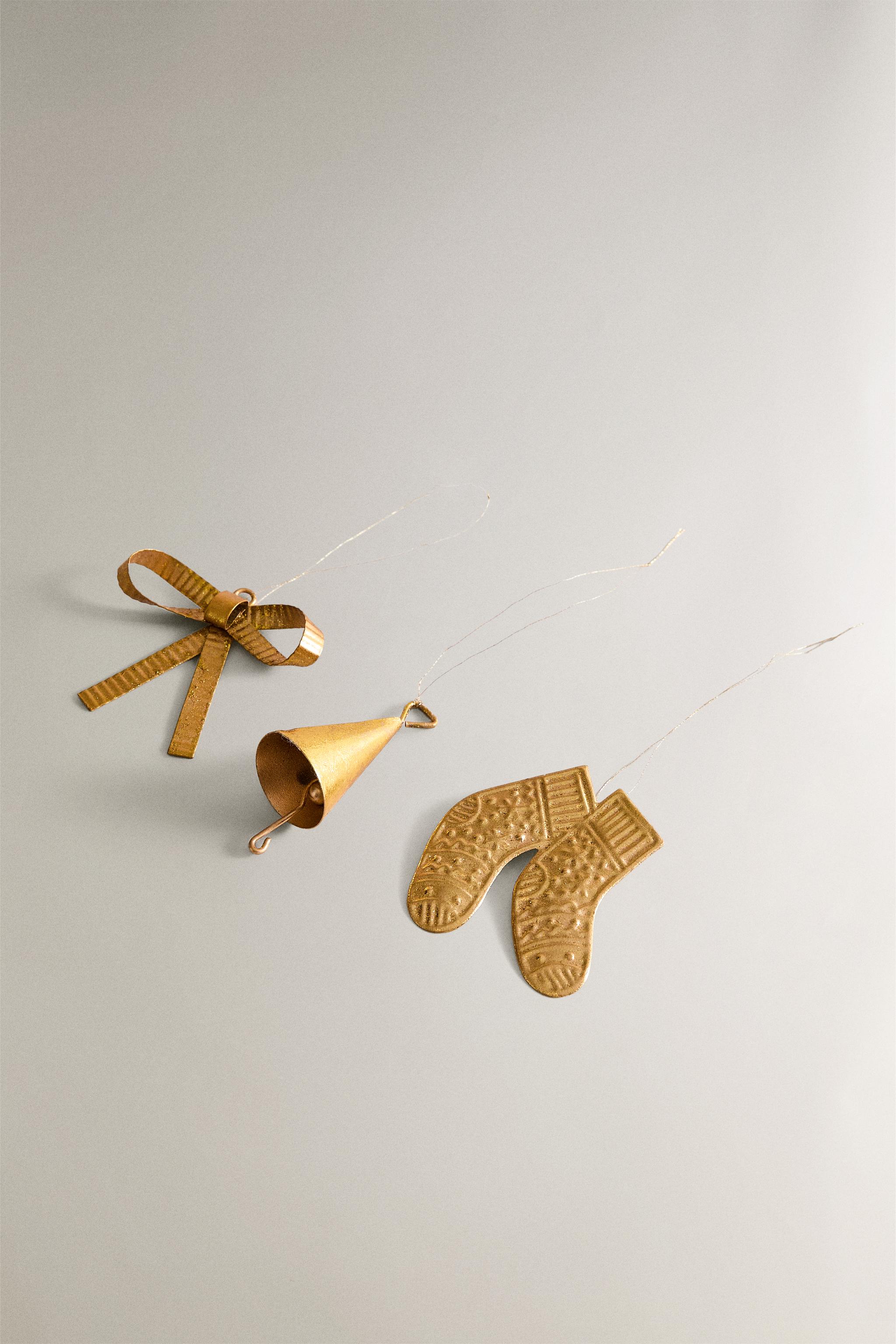 PACK ACCESSOIRE CADEAUX MÉTAL NOËL (PACK DE 3)